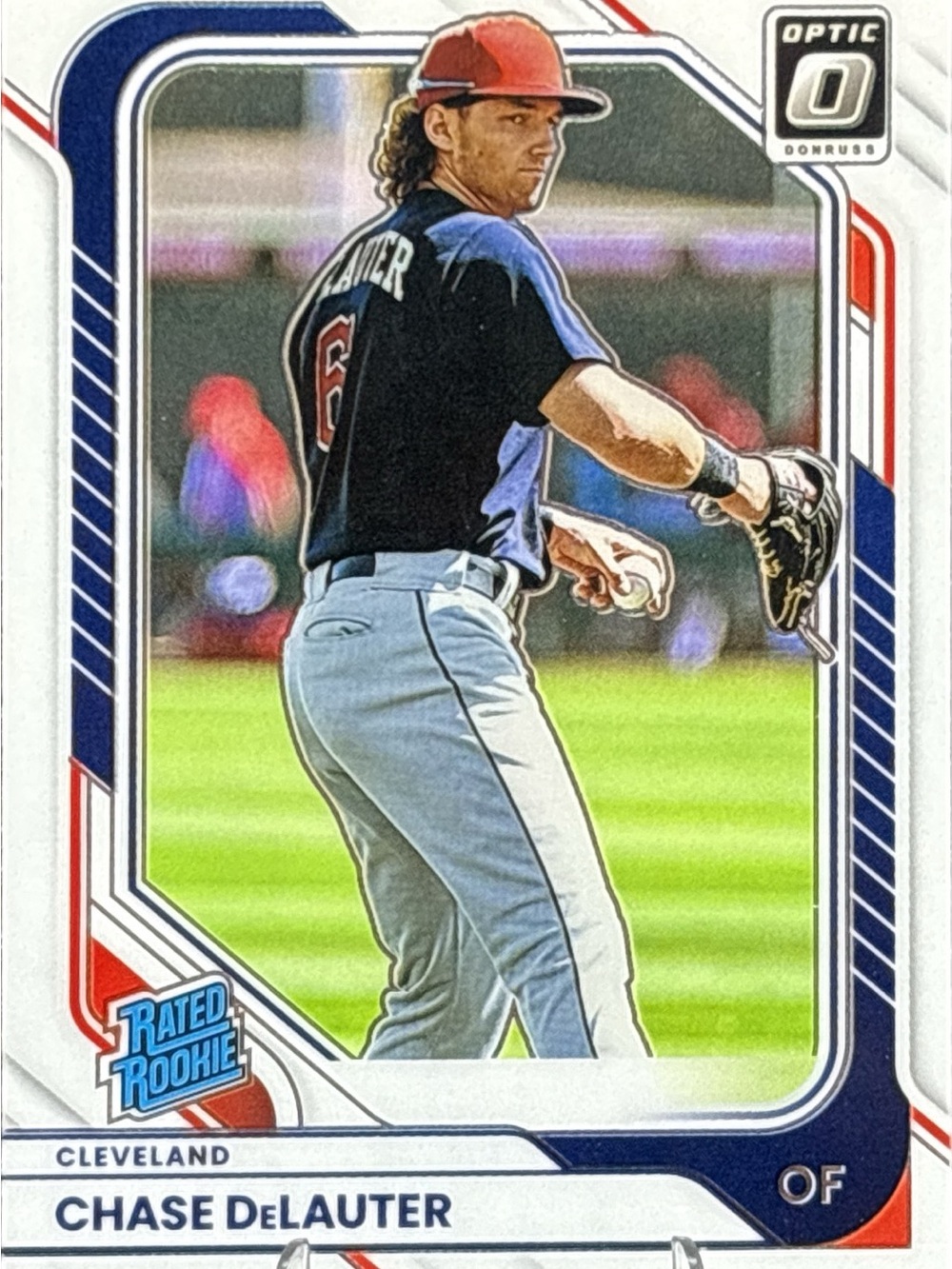 Panini Chase DeLauter Rated Rookie Baseball Card